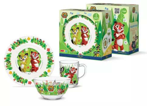 Набор посуды Лео и Тиг