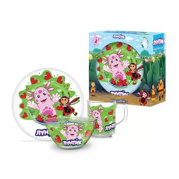 Набор посуды Лунтик: Зелёный