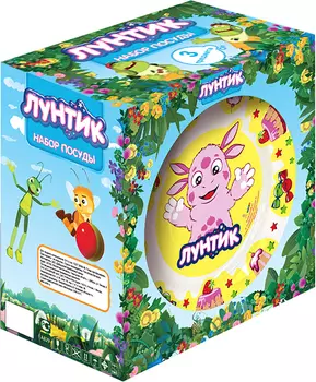 Набор посуды Лунтик: Желтый