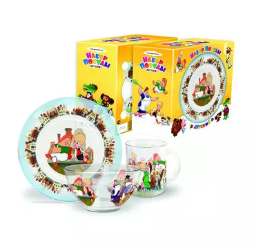 Набор посуды Малыш и Карлсон