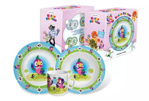Набор посуды Попугай Кеша