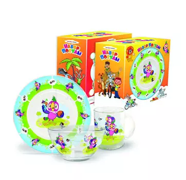 Набор посуды Попугай Кеша