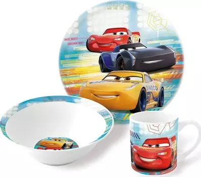 Набор посуды Тачки: Светофор (керамика)