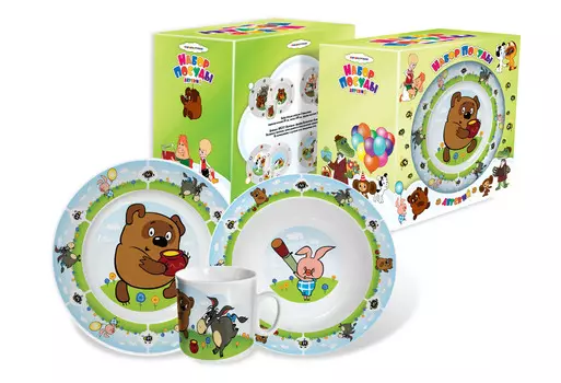Набор посуды Винни Пух