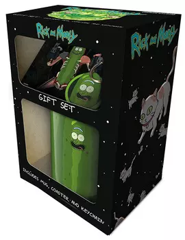 Набор Rick and Morty – Pickle Rick: кружка + костер + брелок