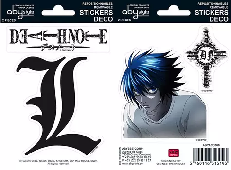 Набор стикеров Death Note