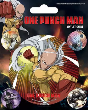 Набор стикеров One Punch Man