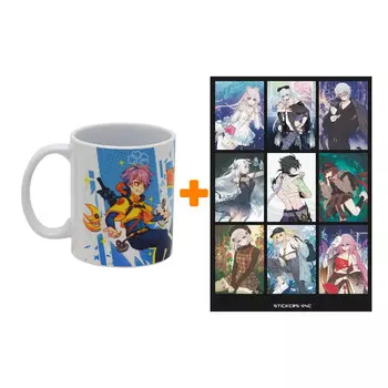 Набор Стикерпак Genshin Impact #6 + кружка СТМ Аниме