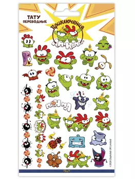 Набор татуировок переводных Ам Ням 4