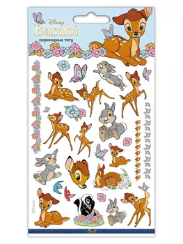 Набор татуировок переводных Бэмби 2 (110х200)