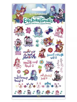 Набор татуировок переводных Энчантималс 3