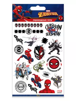 Набор татуировок переводных Марвел Человек-Паук / Marvel Spider-Man 3
