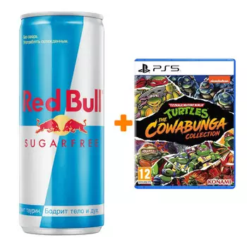 Набор Teenage Mutant Ninja Turtles: Cowabunga Collection [PS5, английская версия] + Напиток энергетический Red Bull Без сахара 250мл