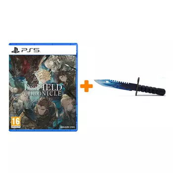 Набор The DioField Chronicle [PS5, английская версия] + Оружие игровое штык-нож М9 Байонет 2 Драгон Гласс деревянный