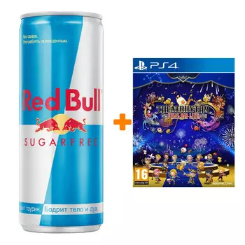 Набор Theatrhythm Final Bar Line [PS4, английская версия] + Напиток энергетический Red Bull Без сахара 250мл