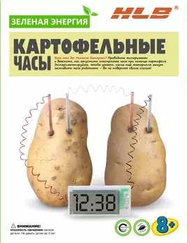 Набор Зеленая энергия: Картофельные часы