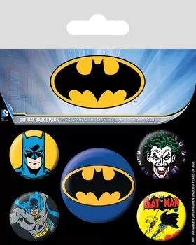 Набор значков Batman: Badge Pack