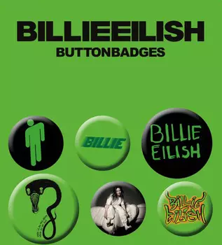 Набор значков Billie Eilish: Mix Bravado