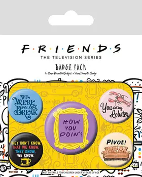 Набор значков Friends: Quotes 5-Pack