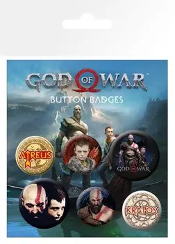 Набор значков God Of War