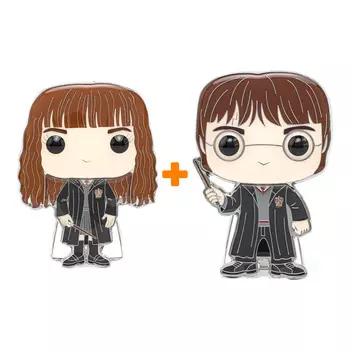 Набор значков Harry Potter + Hermione Granger