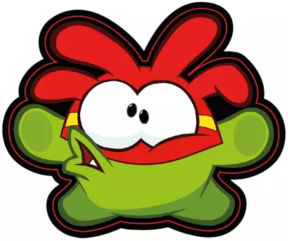 Наклейка-патч для одежды Ам Ням 1