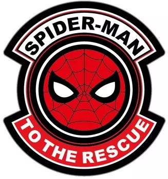 Наклейка-патч для одежды Человек-Паук 2