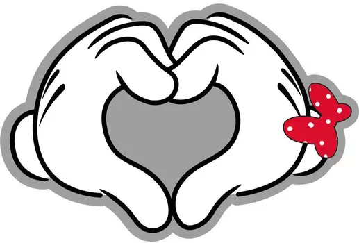 Наклейка-патч для одежды Микки Маус 1