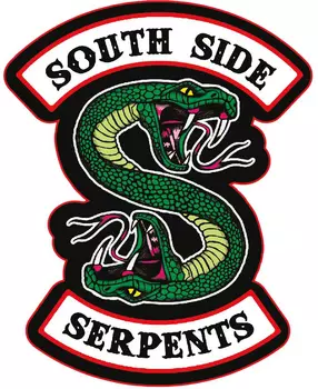 Наклейка-патч для одежды Ривердейл: Южные Змеи 1