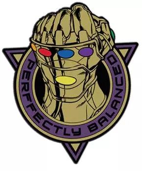 Наклейка-патч для одежды Танос 2