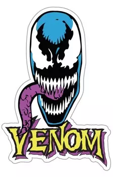 Наклейка-патч для одежды Веном 1