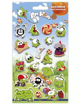 Наклейки Ам Ням 4 Объемные