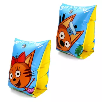 Нарукавники для плавания Три кота и море приключений (надувные)