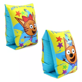 Нарукавники для плавания Три кота и море приключений Привет! Лето! (надувные)