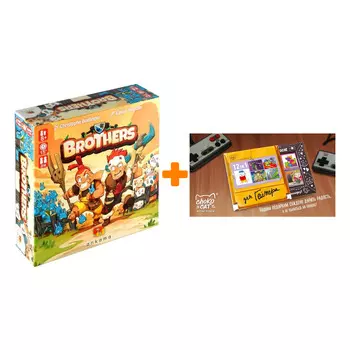 Настольная игра Братья + Шоколад Кэт 12 Для геймера 60г Набор