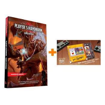 Настольная игра Dungeons &amp; Dragons Книга игрока 5-ая редакция арт. 73601-R + Шоколад Кэт 12 Для геймера 60г Набор