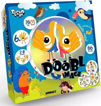 Настольная игра Двойная картинка / Doobl Image: Животные. Большая