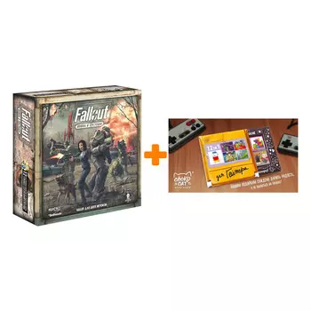 Настольная игра Fallout Война в Пустоши Стартовый набор + Шоколад Кэт 12 Для геймера 60г Набор