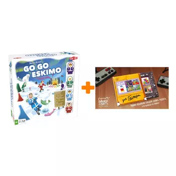 Настольная игра Go Go Eskimo Вперед Северный народ + Шоколад Кэт 12 Для геймера 60г Набор