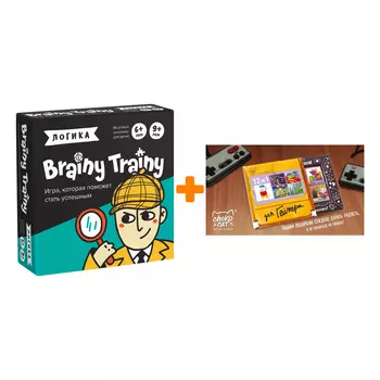 Настольная игра-головоломка Логика + Шоколад Кэт 12 Для геймера 60г Набор