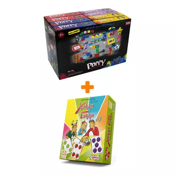 Настольная игра Халли Галли (картон) + Конструктор Huggy Wuggy 33 детали Набор