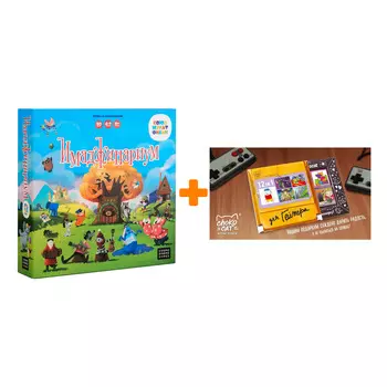 Настольная игра Имаджинариум Союзмультфильм 3.0 + Шоколад Кэт 12 Для геймера 60г Набор