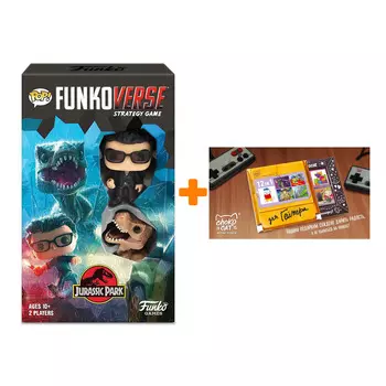 Настольная игра Jurassic Park 101 Expandalone Pop! Funkoverse + Шоколад Кэт 12 Для геймера 60г Набор
