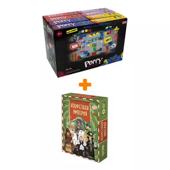 Настольная игра Конфетная империя + Конструктор Huggy Wuggy 33 детали Набор