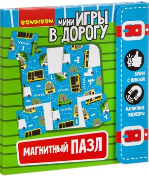 Настольная игра Магнитный пазл: Дорожное движение