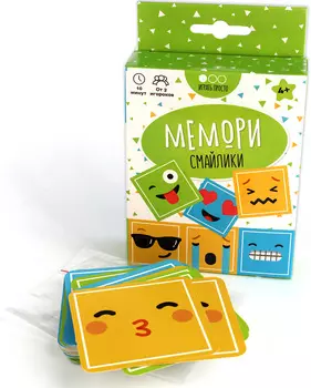 Настольная игра Мемори Смайлики