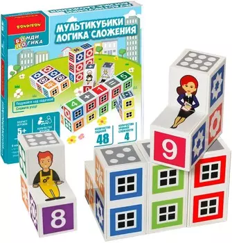 Настольная игра Мультикубики: Логика сложения