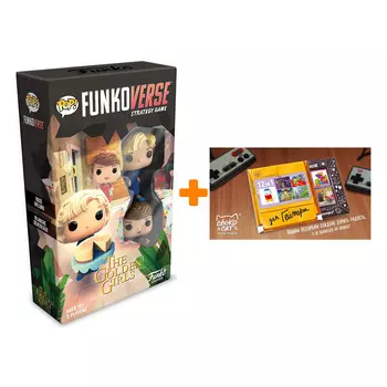 Настольная игра The Golden Girls 100 POP! Funkoverse 2 игрока + Шоколад Кэт 12 Для геймера 60г Набор