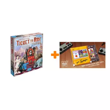 Настольная игра Ticket To Ride Азия арт. 915274 + Шоколад Кэт 12 Для геймера 60г Набор