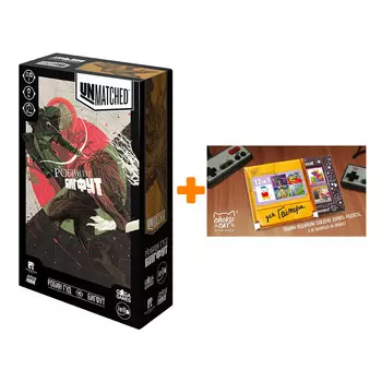 Настольная игра Unmatched Бигфут против Робин Гуда + Шоколад Кэт 12 Для геймера 60г Набор
